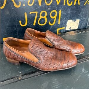 Vintage Brown Leather Men’s Loafers